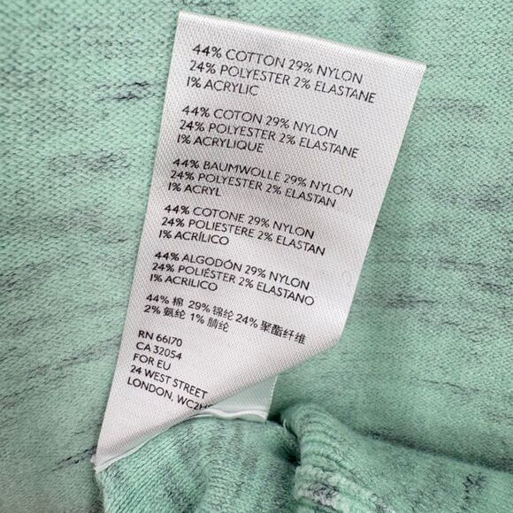 Anthropologie Daily Practice Hooded Sweatshirt Tee, Size Small, Green - Picture 10 of 10